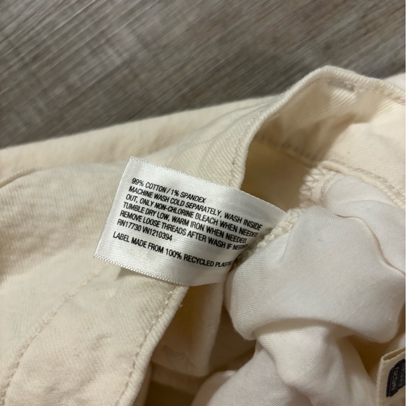 Off white vintage straight leg high rise jeans - Picture 6 of 6